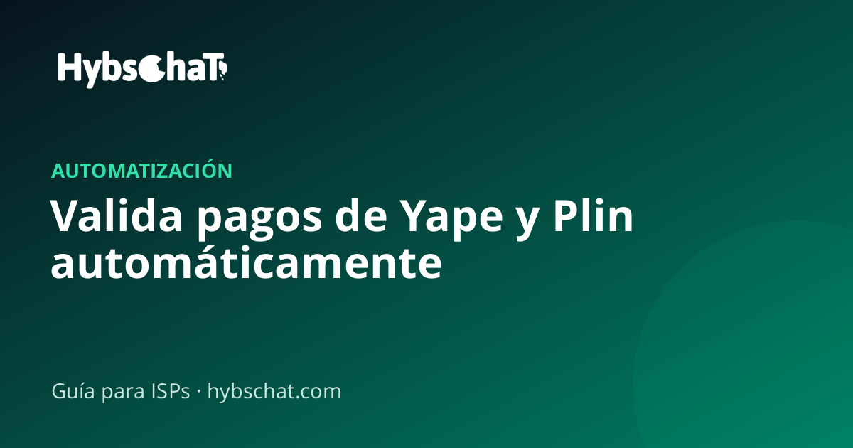Cómo validar pagos de Yape y Plin automáticamente con OCR